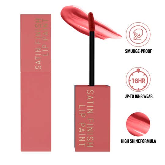 Daily Life Forever52 Essential Satin Finish Lip Paint - Coral Curve-04 (4 g)