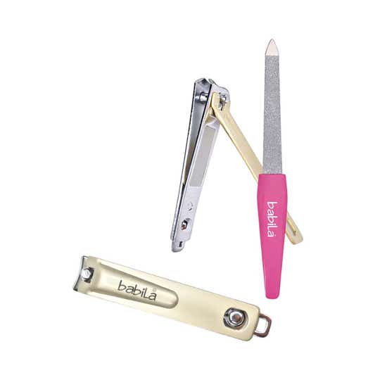 Babila Set of Large Nail Clipper & Nail File NCF-51 (2 pcs)