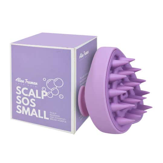 Alan Truman Mini Scalp Sos Shampoo & Massage Brush - Purple