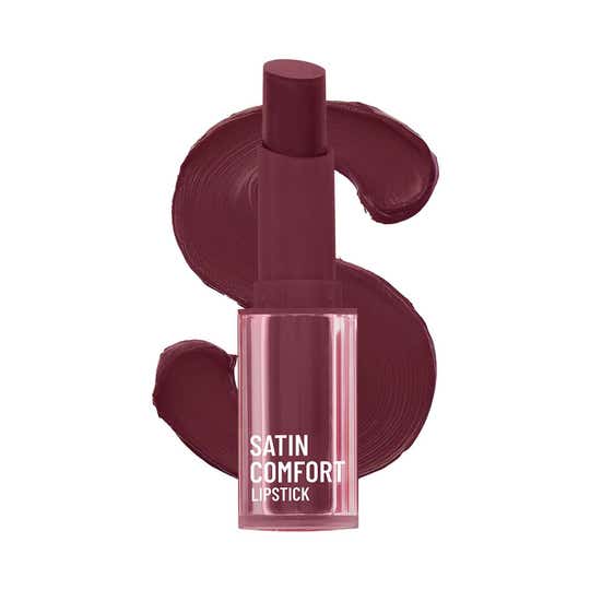 Swiss Beauty Satin Comfort Lipstick - Burnt Maroon (3 g)