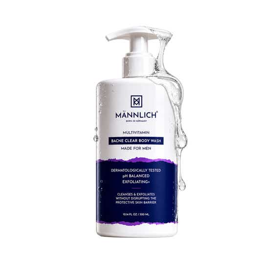 Mannlich Multivitamin 2% Salicylic Acid Body Acne Body Wash (300 ml)