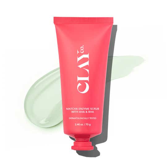 CLAYCO. Matcha Enzyme Scrub For Dead Skin Removal (70 g)