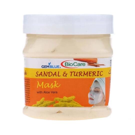 Gemblue Biocare Sandal & Turmeric Face Mask - (500ml)
