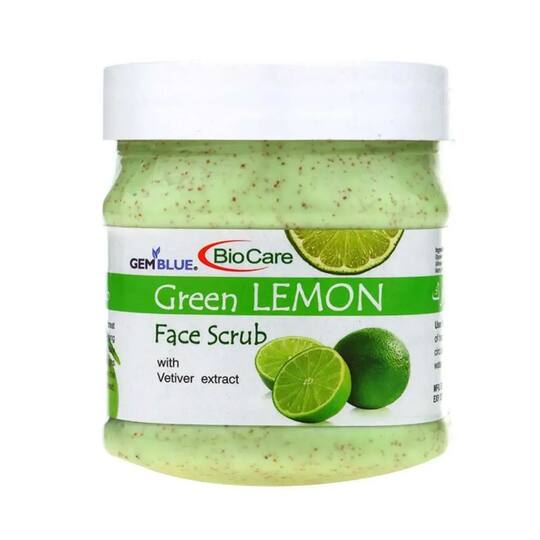 Gemblue Biocare Green Lemon Face & Body Scrub - (500ml)