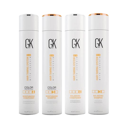 GK Hair Moisturizing Shampoo and Conditioner(300 ml) with Balancing Shampoo and Conditioner(300 ml)