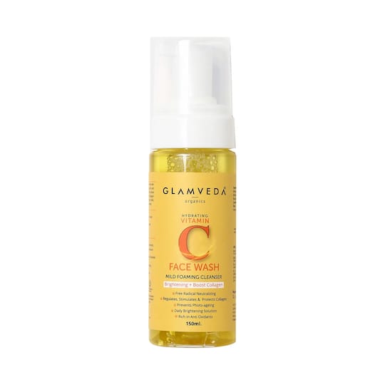 Glamveda Vitamin C Foaming Face Wash (150ml)