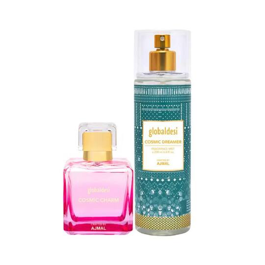 Global Desi Cosmic Charm Eau De Parfum & Cosmic Dreamer Body Mist - (2Pcs)