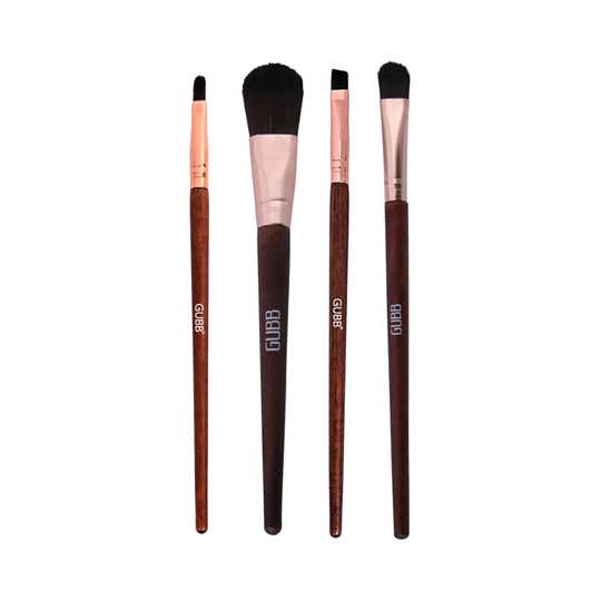GUBB Foundation, Eyeliner, Eyeshadow & Lip Brush Combo