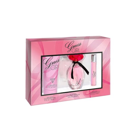 Guess Girl Set : Eau de Toilette, Eau de Toilette, Body Lotion (3 pcs)