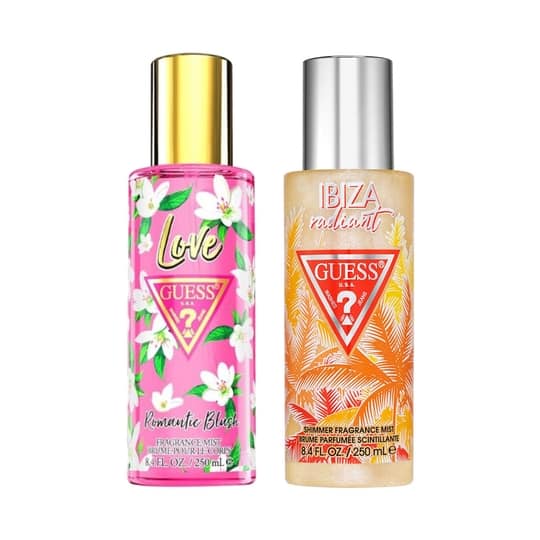 Guess Love Sun + Destination Ibiza Body Mist (Pack of 2)