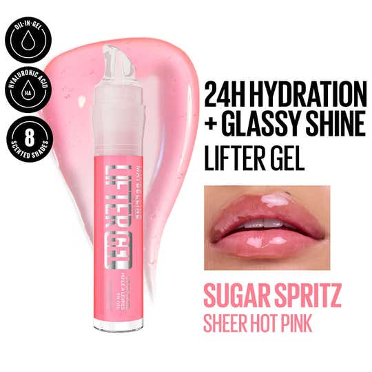 Maybelline New York Lifter Oil In Gel Lip Gloss - Sugar Spritz (6.6 ml)