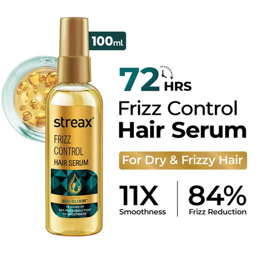 Streax Anti Split Hair Serum With Bio-Elixir For Damaged Hair (100 ml)