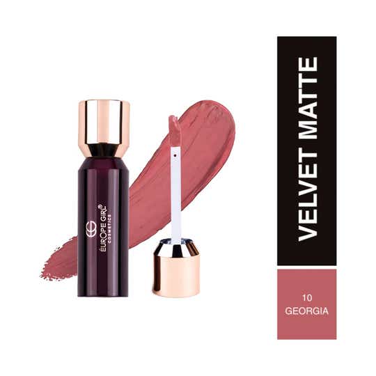 Europe Girl Velvet Matte Liquid Lipstick - Georgia 10 (3.5 g)