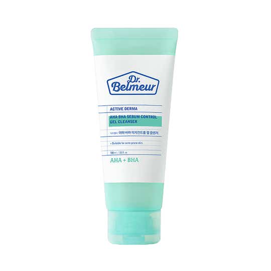 The Face Shop Dr Belmeur Korean Gel Cleanser for Acne with Salicylic Acid, AHA BHA (100 ml)