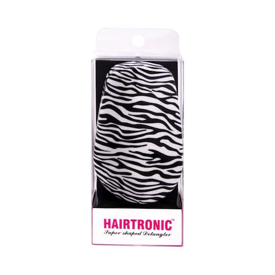 Hairtronic Super Shaped Zebra Print Detangler Hair Brush