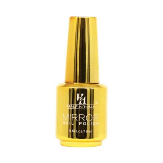 Half N Half Mirror Nail Polish - Golden (18ml)