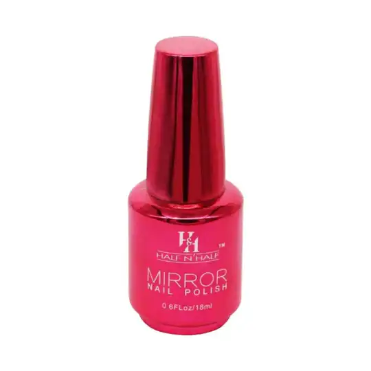 Half N Half Mirror Nail Polish - Red (18 ml)