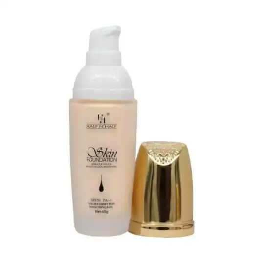 Half N Half Miracle Touch Skin Foundation SPF 50 Pa++ - 02 White Rose (45g)