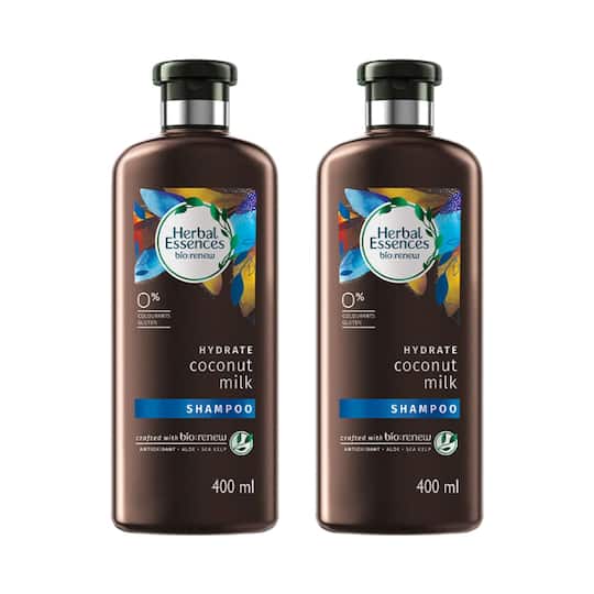 Herbal Essences Coconut Milk Shampoo (400 ml) (Pack of 2)