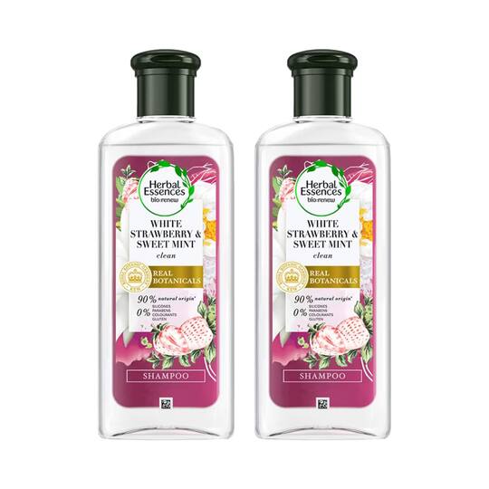 Herbal Essences White Strawberry and Sweet Mint Shampoo (240 ml) (Pack of 2)