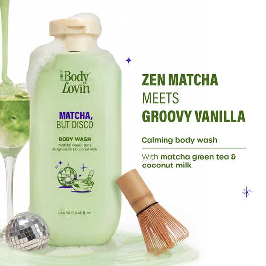Plum BodyLovin' Matcha, But Disco Body Wash (250 ml)