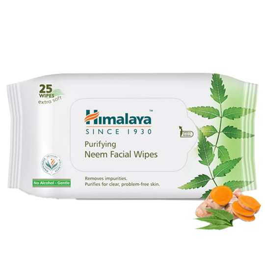 Himalaya Purifying Neem Facial Wipes (25Pcs)