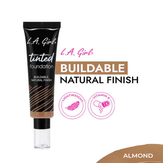L.A. Girl Tinted Foundation - Almond (30ml)