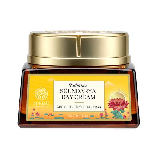 Forest Essentials Soundarya Radiance Cream with 24K Gold SPF 30 PA++ Moisturizer (50 g)