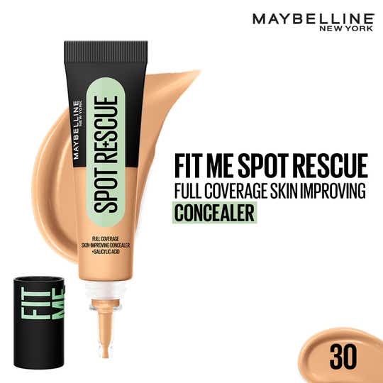 Maybelline New York Fit Me Spot Rescue Full Coverage Concealer - 30 (15 ml)