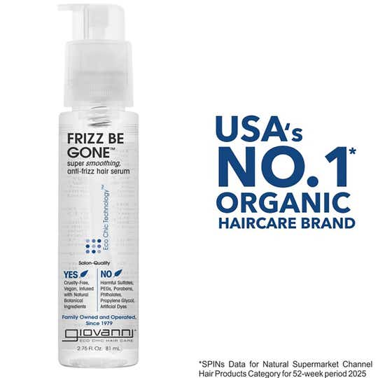 Giovanni Organic Frizz Be Gone Anti-Frizz Hair Serum (81ml)