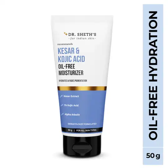 Dr. Sheth's Kesar & Kojic Acid Oil Free Moisturizer (50g)