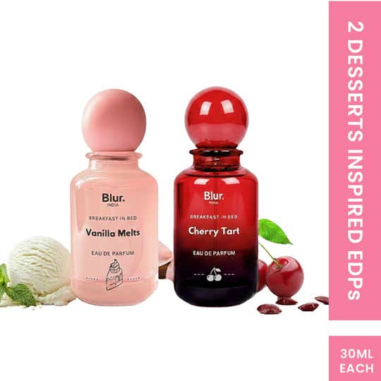 Blur India Smells Like Breakfast In Bed EDP Set - Vanilla Melts+Cherry Tart (2 pcs)