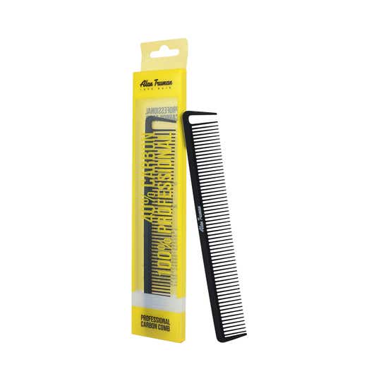 Alan Truman CB13 Medium Wide-bristle Cutting Comb - Black