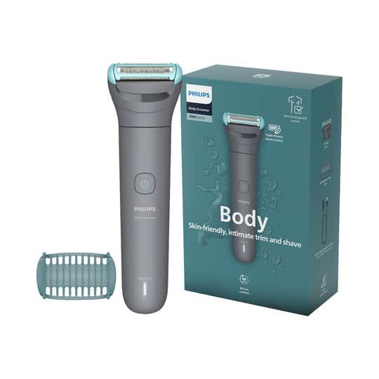 Philips BG3470/15 Body & Intimate Grooming Trimmer for Men - Grey