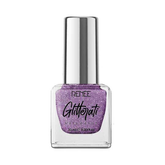 Renee Glitterati Nail Paint - Lavender Glaze (10 ml)