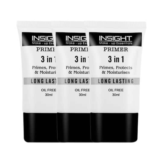 Insight Cosmetics 3 In 1 Long Lasting Primer Combo (30 ml) (Pack of 3)