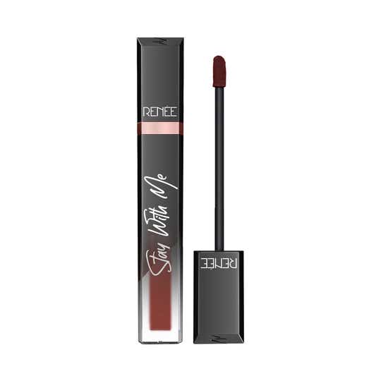 Renee Stay with Me Matte Transferpoof Liquid Lipstick - Loco for Cocoa (6 ml)