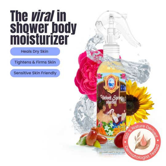 Hibiscus Monkey Sharbat Velvet Spray In-Shower Body Moisturiser (250ml)