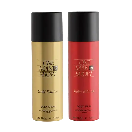 Jacques Bogart Combo Set : One Man Show Gold Deo, Ruby Deo (2 pcs)