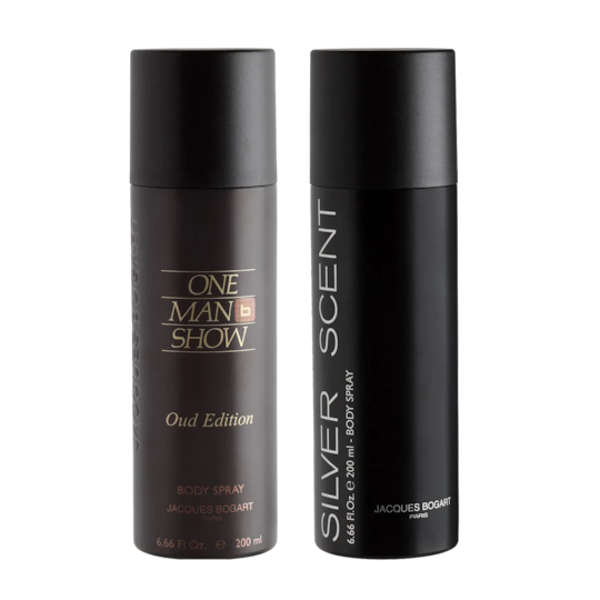 Jacques Bogart Combo Set : One Man Show Oud, Silver Scent Deo (2 pcs)