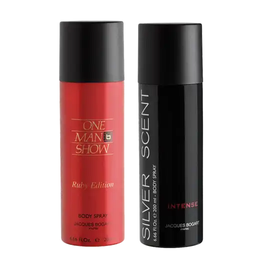 Jacques Bogart Combo Set : Silver Scent Intense, Ruby Deo (2 pcs)