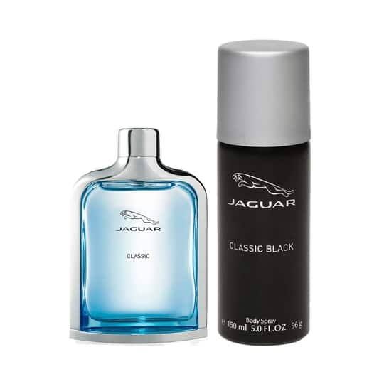 Jaguar Classic EDT + Classic Black Deodorant (Pack of 2)