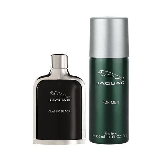 Jaguar Classic Black EDT + For Men Deodorant (Pack of 2)