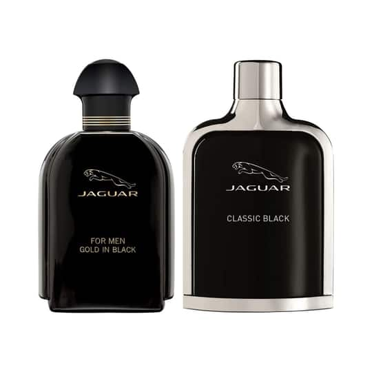 Jaguar for Men Gold in Black + Classic Black EDT (Pack of 2)