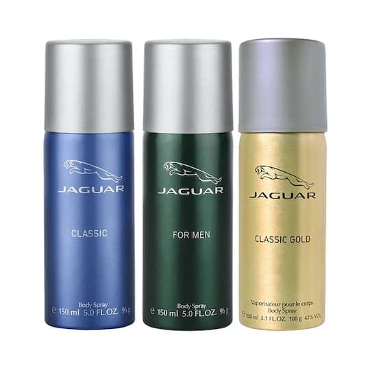 Jaguar Classic + For Men + Classic Gold Deodorant (Pack of 3)