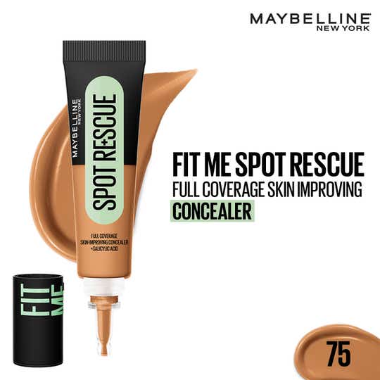 Maybelline New York Fit Me Spot Rescue Full Coverage Concealer - 75 (15 ml)