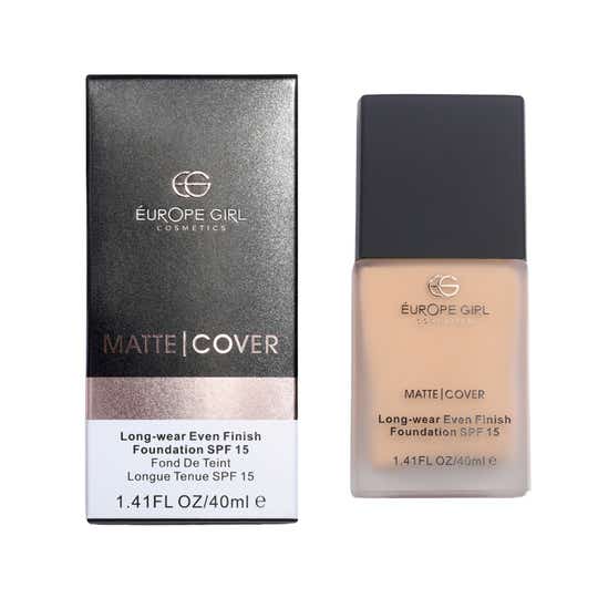 Europe Girl Long-Wear Matte Cover Foundation With SPF 15 - 125 (40 ml)