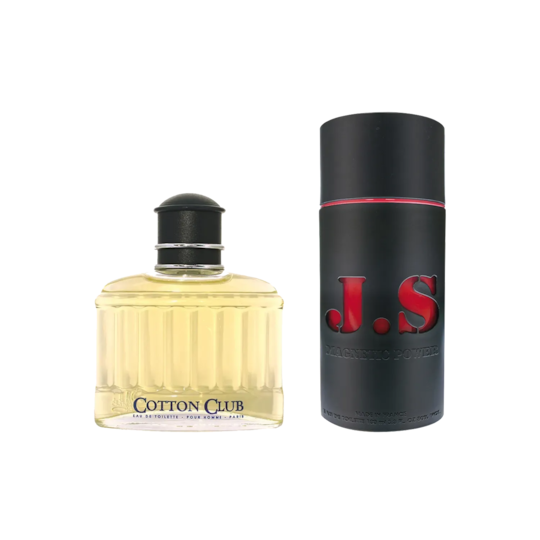 Jeanne Arthes Combo Set : Cotton Club Pour Homme, JS Magnetic Power Eau de Toilette (2 pcs)