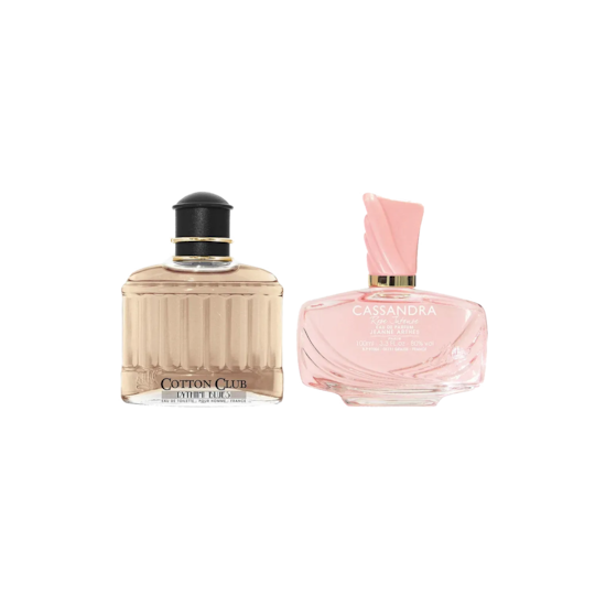 Jeanne Arthes Combo Set : Cassandra Rose Intense Eau de Parfum, Cotton Club Rythm N BluesPour Homme Eau de Toilette (2 pcs)
