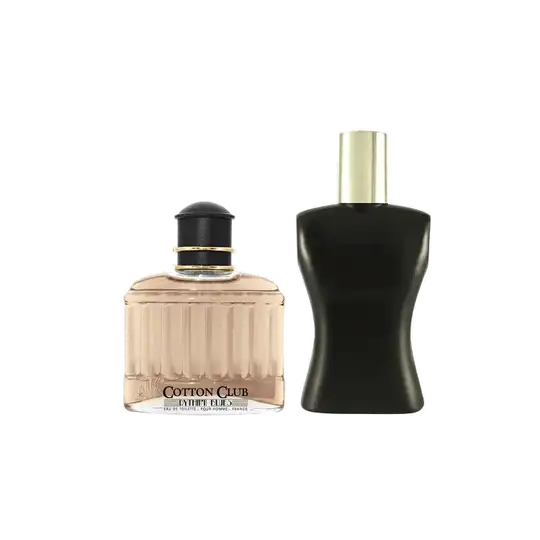 Jeanne Arthes Rocky Man Black + Cotton Club Rythm N BluesPour Homme Eau De Toilette Combo Set (2Pcs)